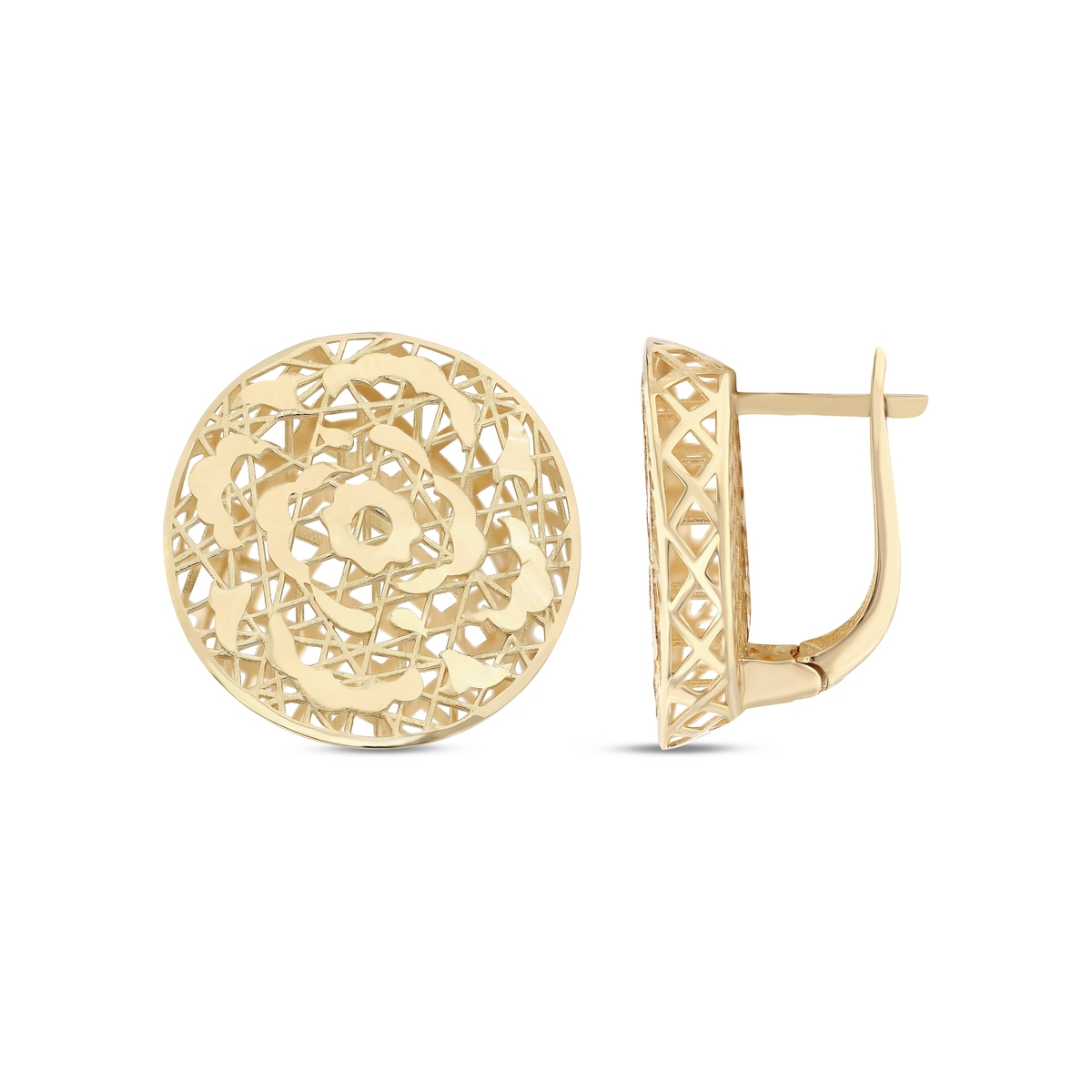 14K 0.350 ct Gold Earring