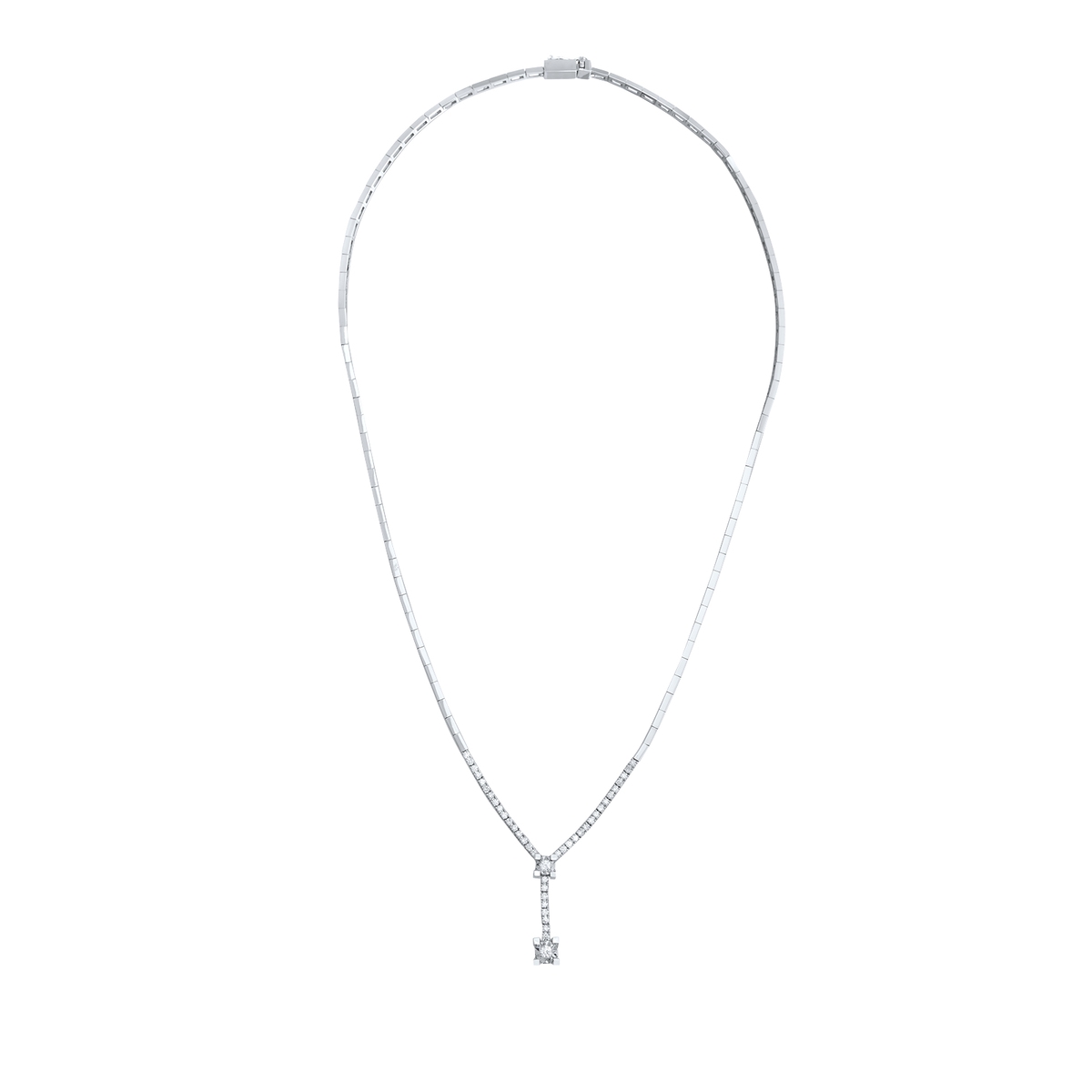 14K 0.070 ct Diamond Necklace | NDF01134-0083 - Turkish Jewellery