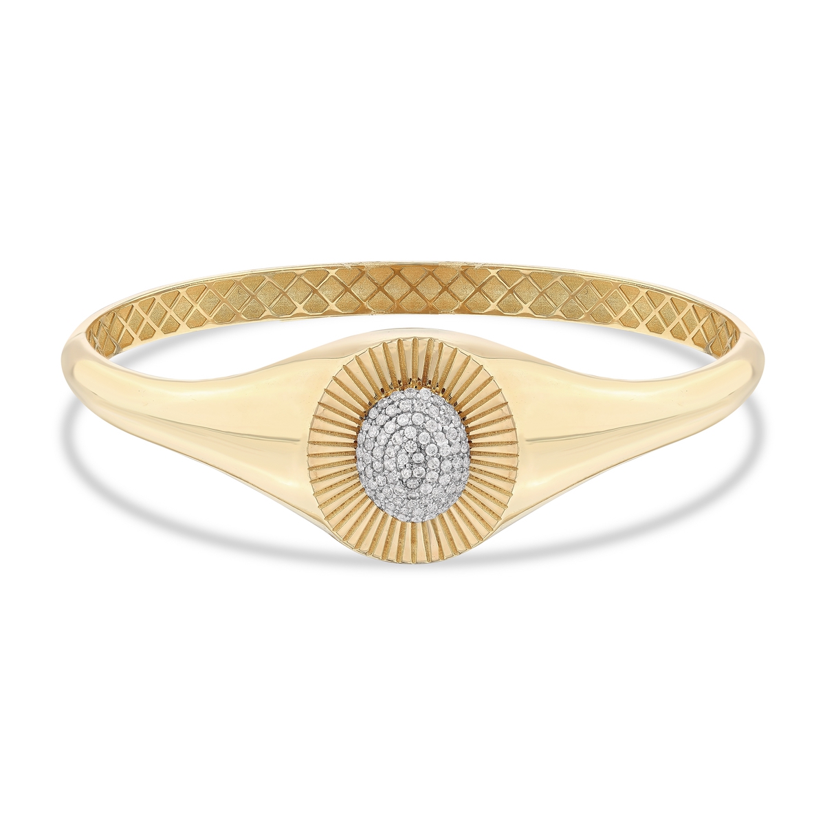 14K 0.350 ct Gold Bangle