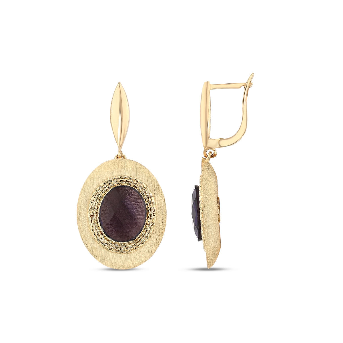 14K 0.350 ct Gold Earring