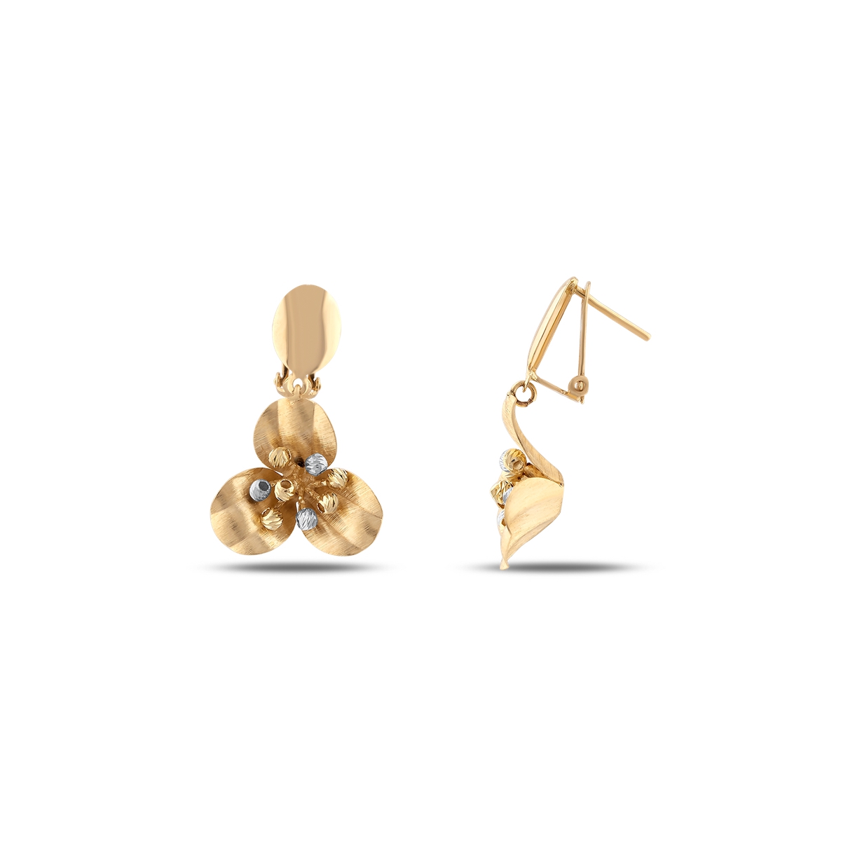 18K Gold Earring