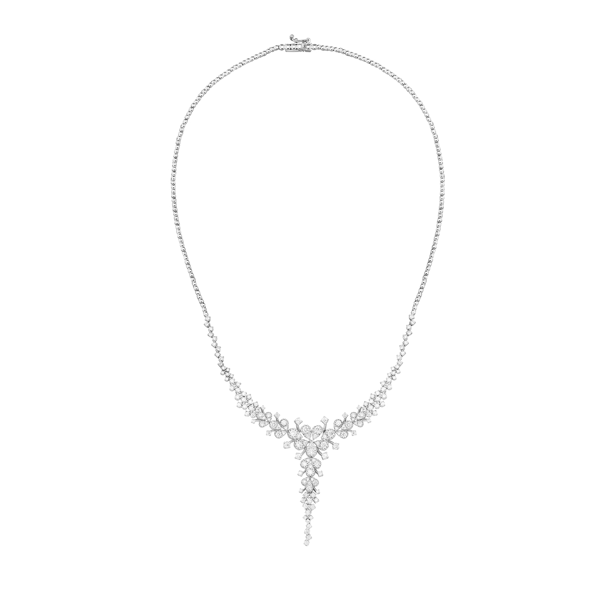 18K 3.260 ct Diamond Necklace
