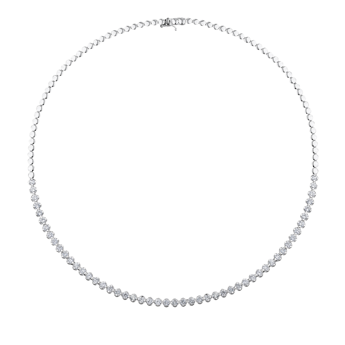 14K 4.440 ct Diamond Necklace