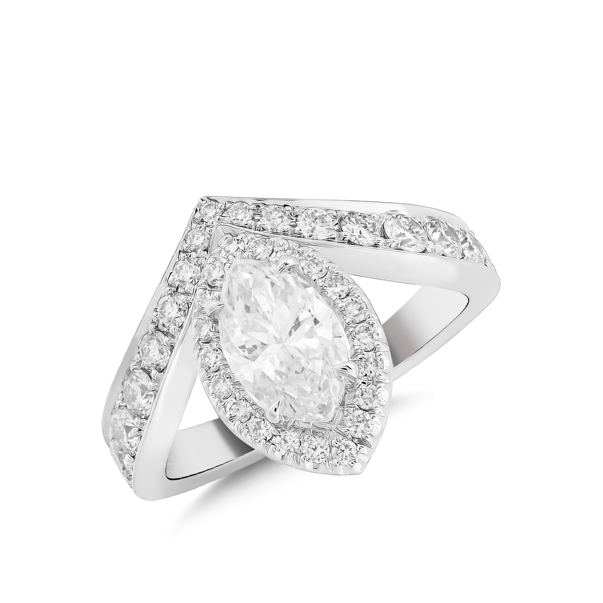 18K 1.060 ct Diamond Ring