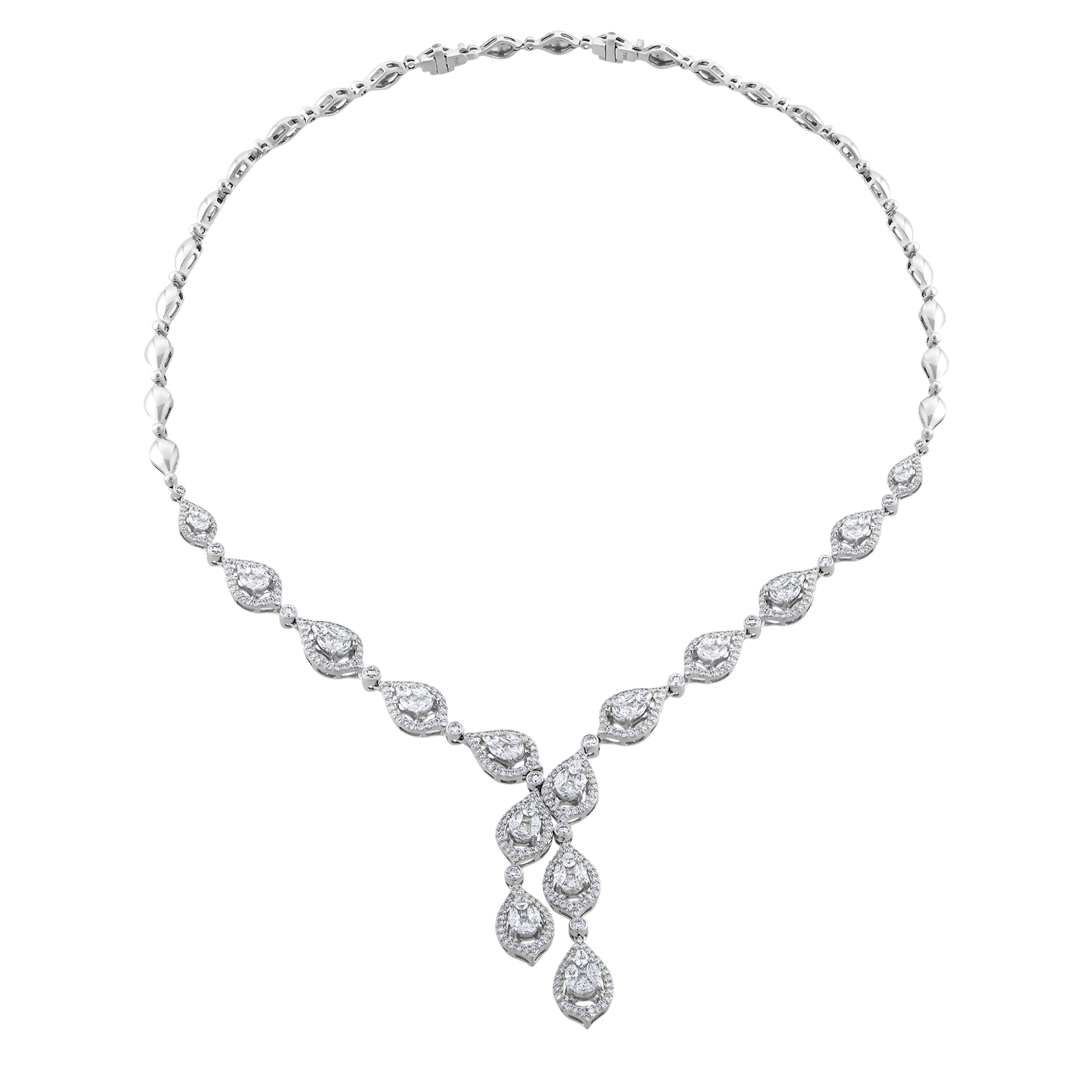 18K 1.660 ct Diamond Necklace